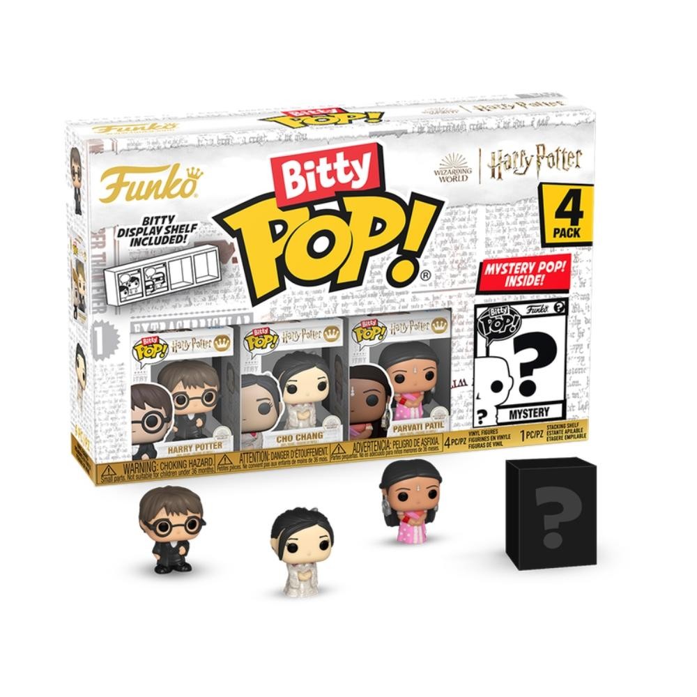 Bitty Pop! Harry Potter 4 - Harry, Cho Chang e Parvati Patil