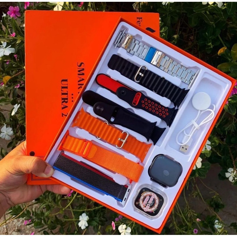 S100 2024 Ultra 9 Novo Smartwatch Relógio Inteligente Série 9watch9 7 Em 1 49mmTela Cheia De Toque