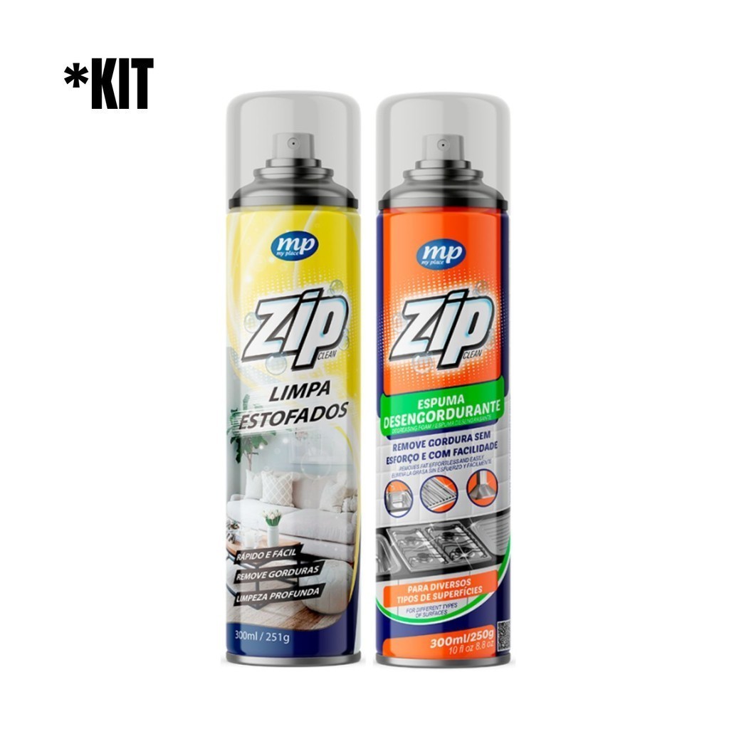 KIT Limpa Estofado Espuma magica Multiuso + Espuma Desengordurante My Place em Oferta na Shopee