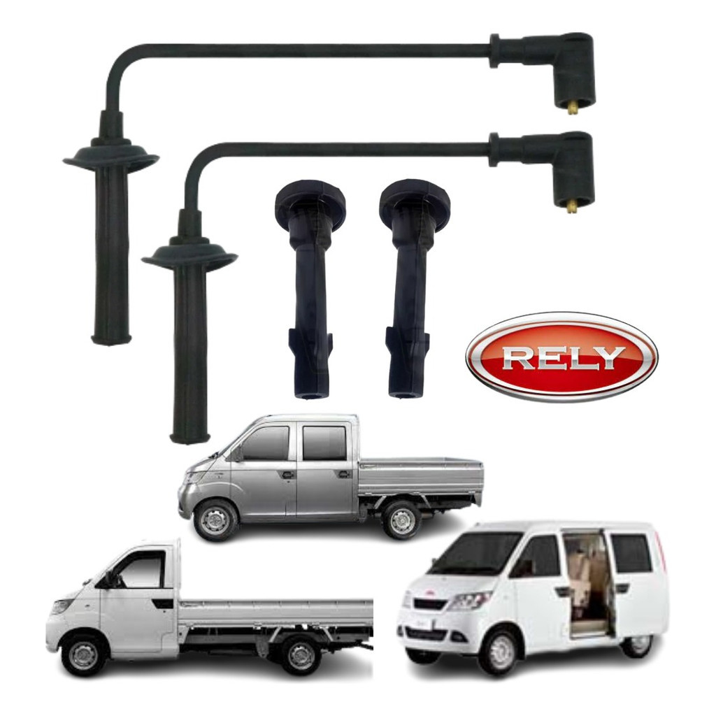 Cabo De Vela  Ignição Rely Van  + 2 Supressores preto