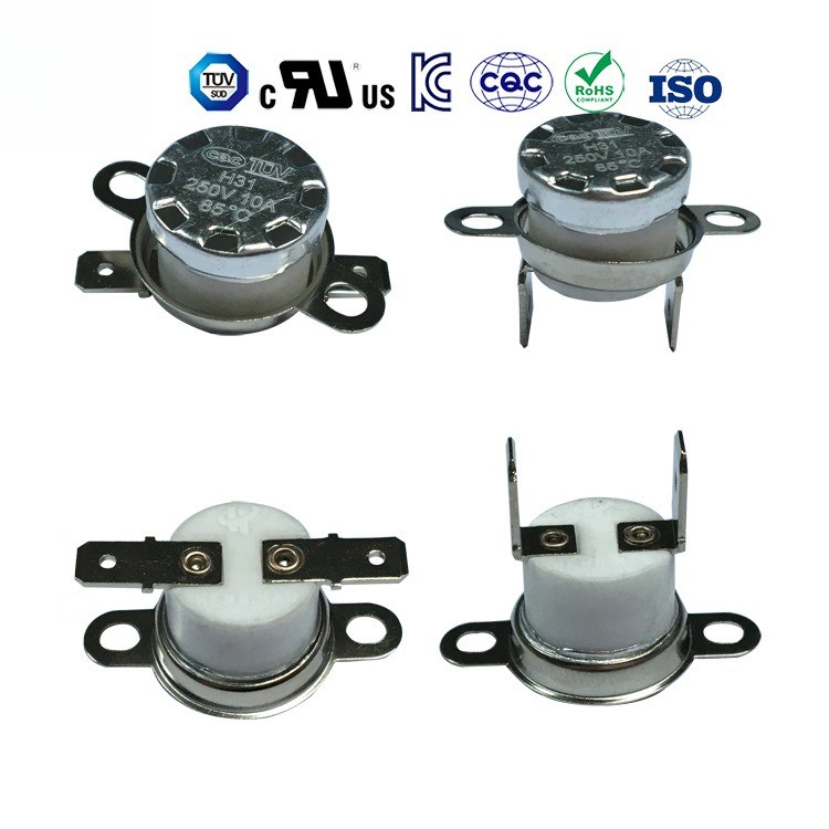 Termostato tipo surto de alta temperatura cerâmico KSD301 KC UL TUV CQC Interruptor controlador de temperatura certifica