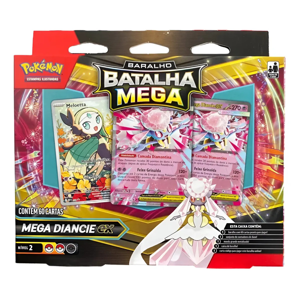 CARTAS POKEMON BARALHO BATALHA MEGA M GENGAR ( 35865 )