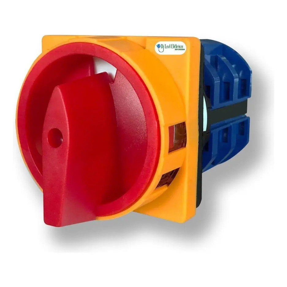 Chave Rotativa Lukma 32A Trava Cadeado Painel Tripolar LW28GS