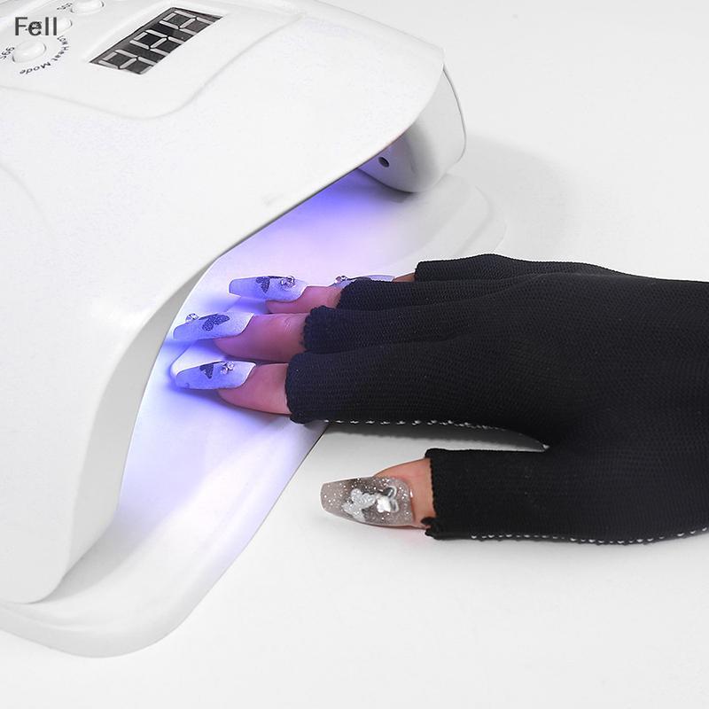 [Fel] Luvas Luva Para Nail Art De Proteção UV Protetor Gel LED Ferramenta Lâmpada Venda Quente