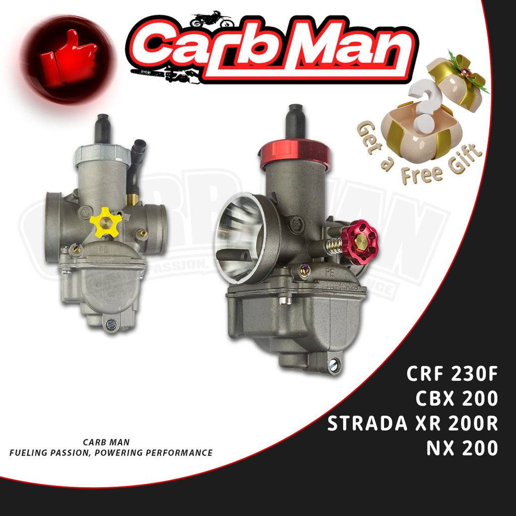 Carburador PE28 Para HONDA CRF 230F CBX 200 Strada XR 200R NX 200 CG150 (Preparada para 170cc/190cc)
