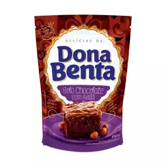 Mistura para Bolo Dona Benta Chocolate com Avelã 450g - Embalagem com 12 Unidades