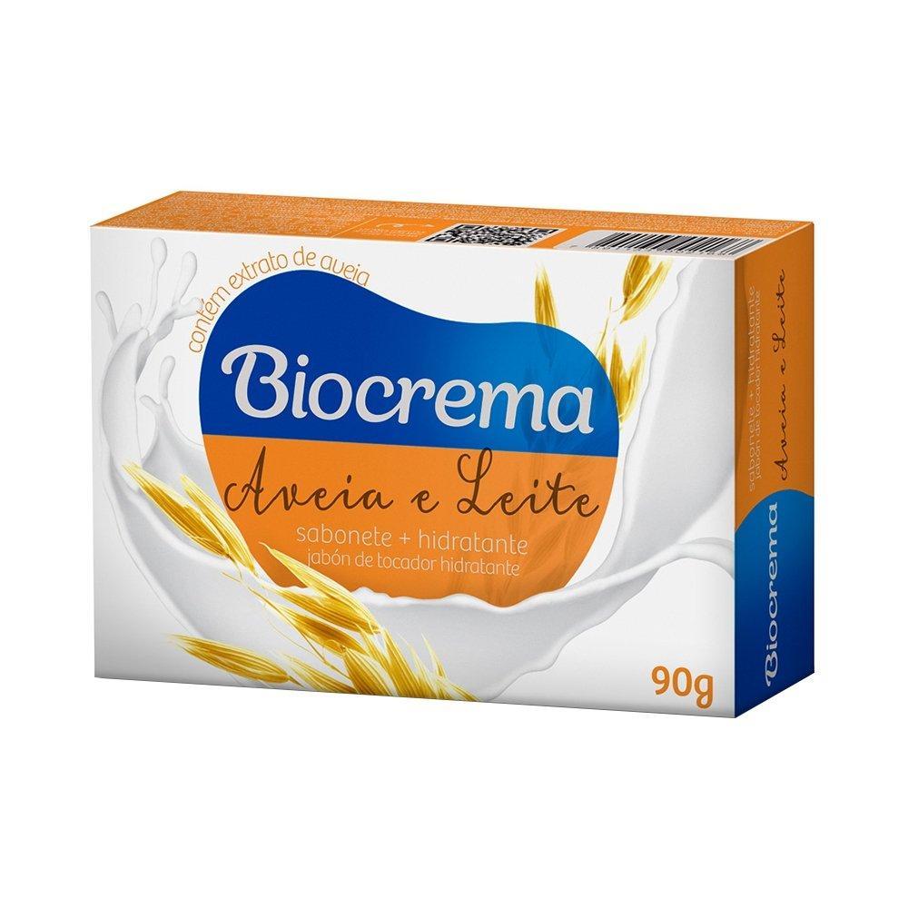 Sabonete Biocrema Aveia 90g Embalagem com 12 Unidades
