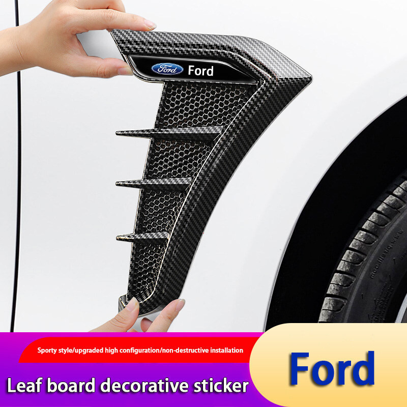 Decoração Universal para Automóveis, Aletas Laterais Modificadas para Ford Ranger XLT WildTrak Focus MK2 MK3 Ranger Rapt