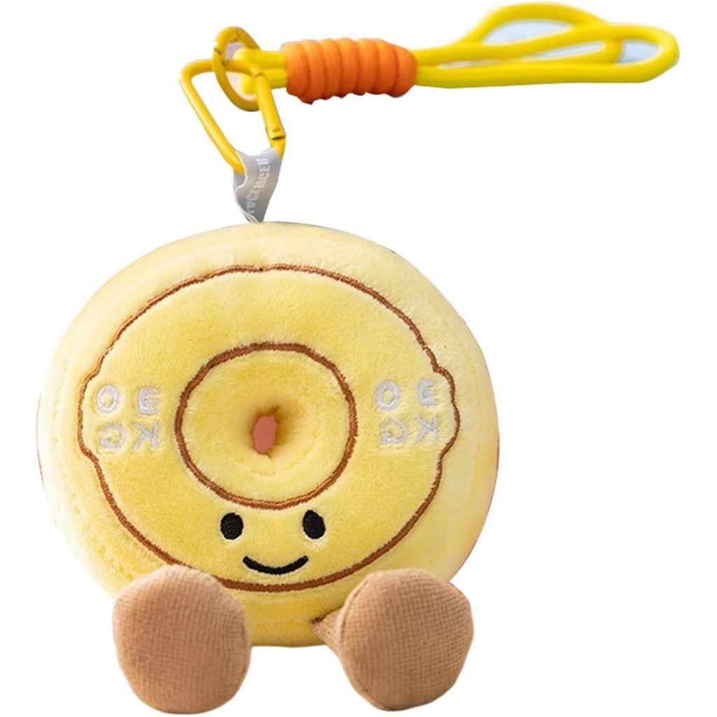 Bonito Equipamento De Fitness Chaveiro De Pelúcia Floppy Barbell Kettlebell Haltere Macio Portátil Ginásio Brinquedo Tem