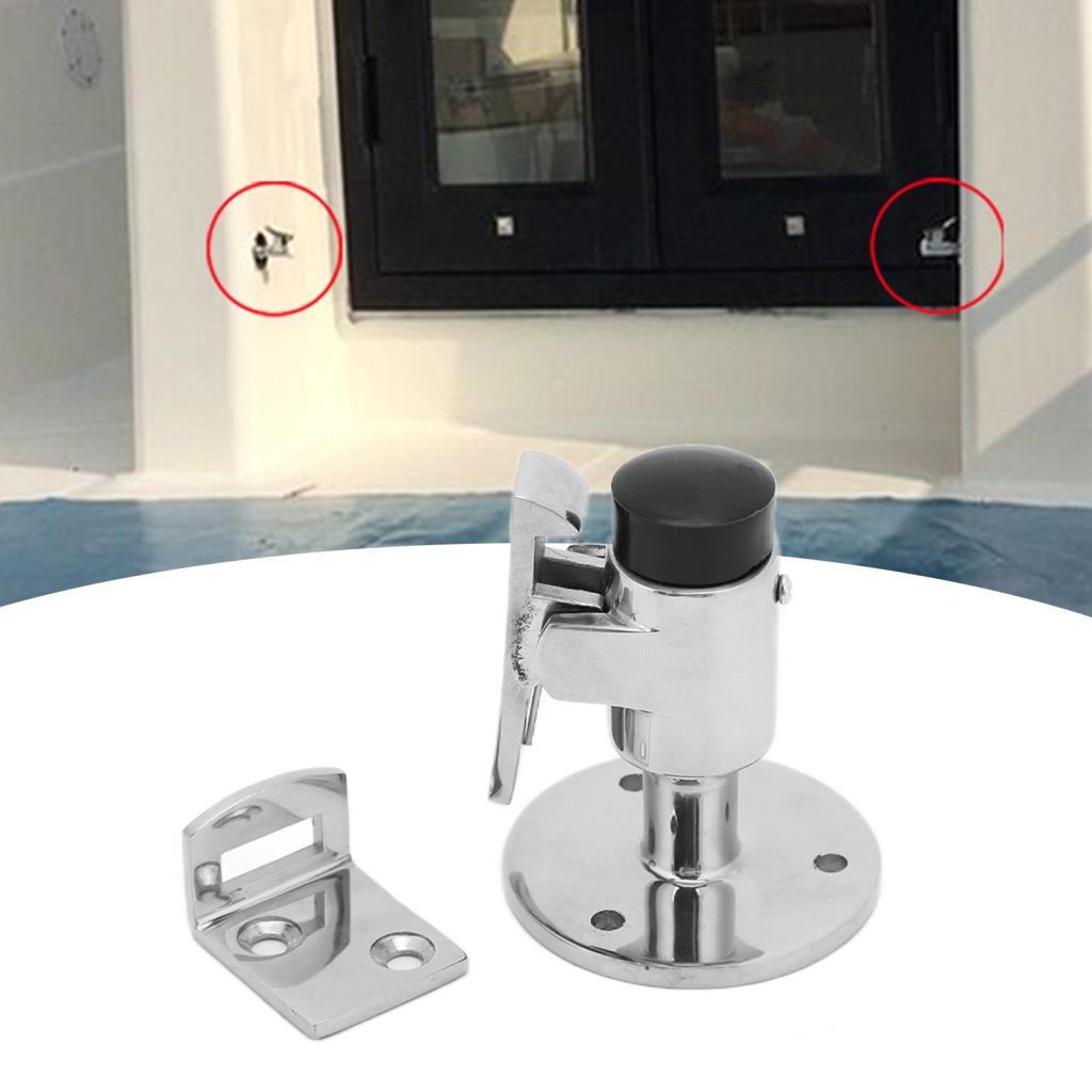 ACAGALA Porta Batente Captura Titular Hardware de Aço Inoxidável 316 Compatível com Iate Marinho RV Motorhome