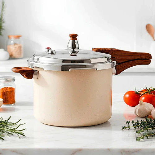 Panela De Pressão Indução Ecoglide 4,2l Cream Tuut Vanila — imagem 1