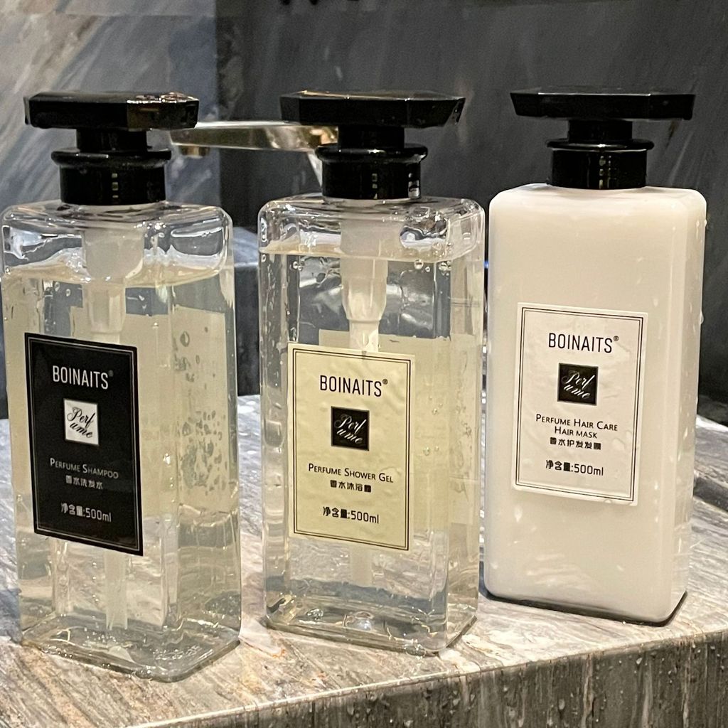 BOINAITS Freesia Perfume Shampoo, Sabonete Líquido Feminino, Condicionador Masculino, Conjunto de Produtos para Cuidado