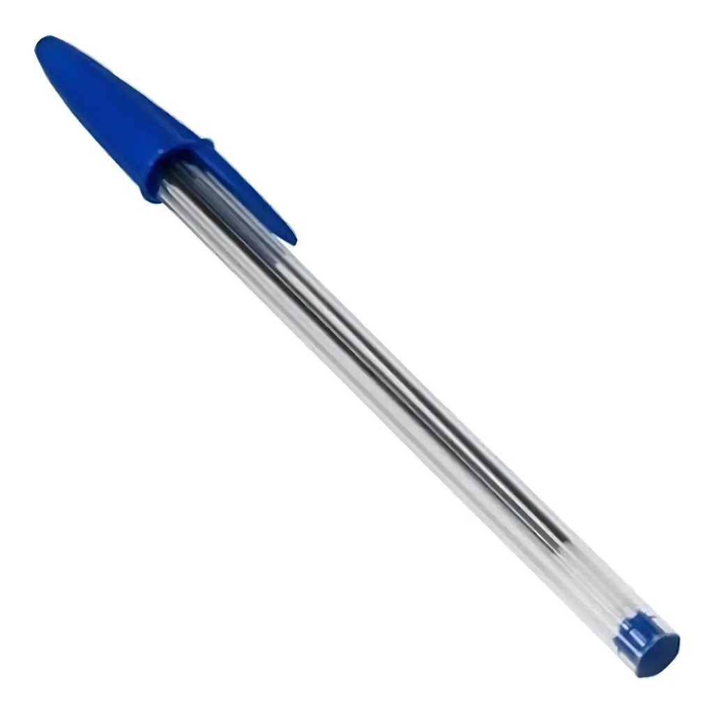 Caneta bic azul