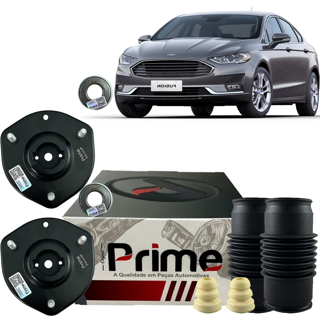 Kit 2 Par Coxim do Amortecedor com Rolamento Batente e Coifa Ford Fusion 2006 2007 2008 á 2012