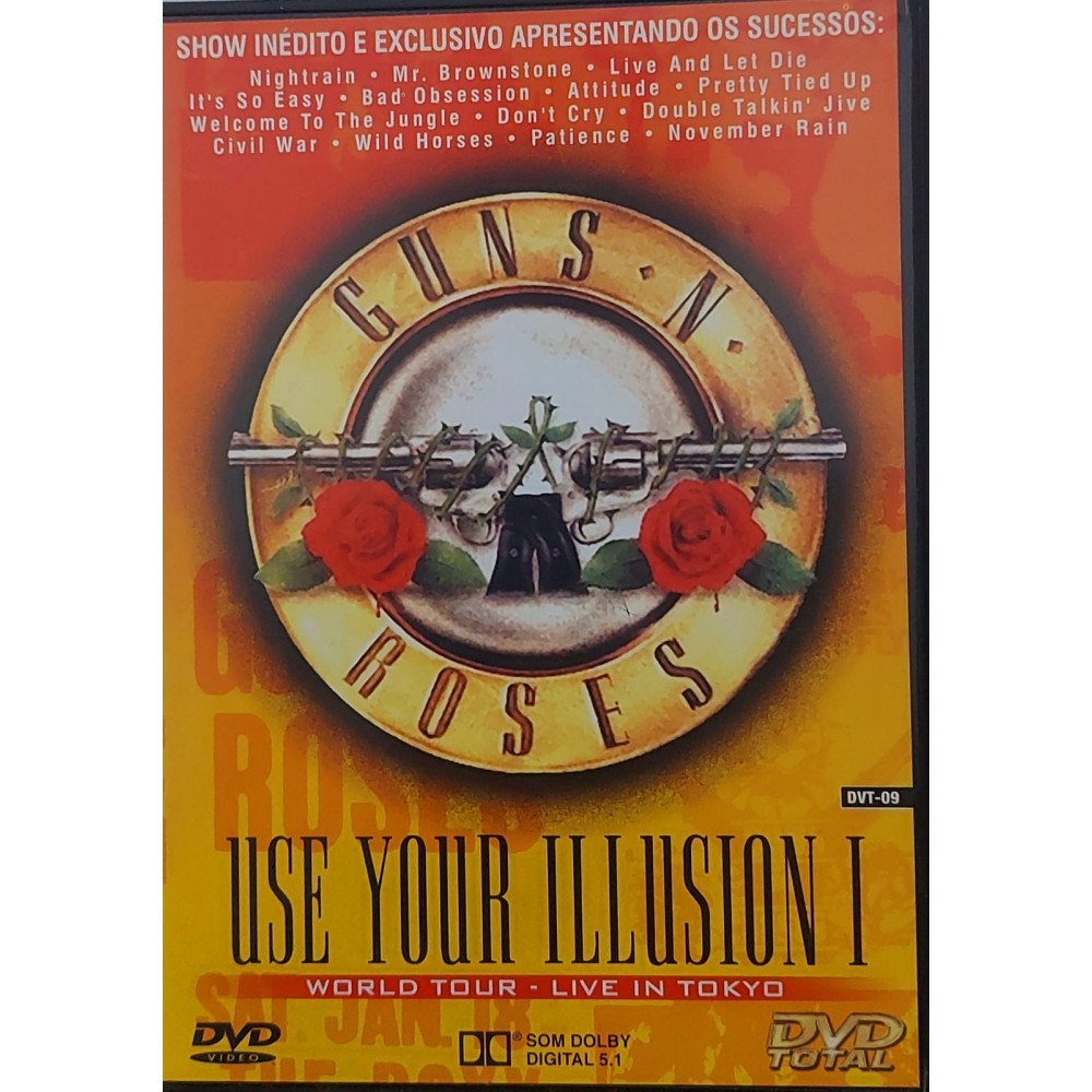 Dvd Guns N Roses, Use Your Illusion 1 - World Tour, Live In Tokyo