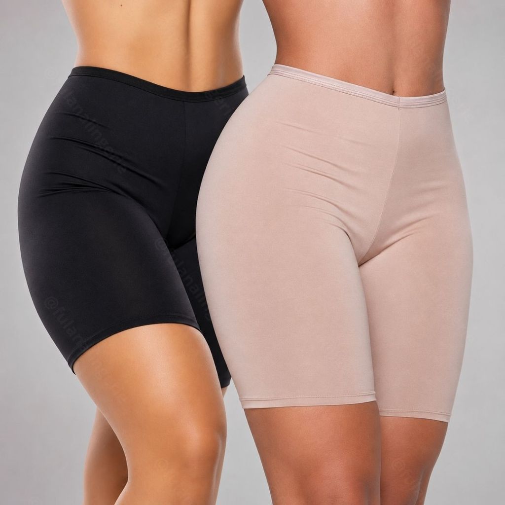 Short Anágua Feminino Segunda Pele Liso Confortável Anti Atrito – Anágua