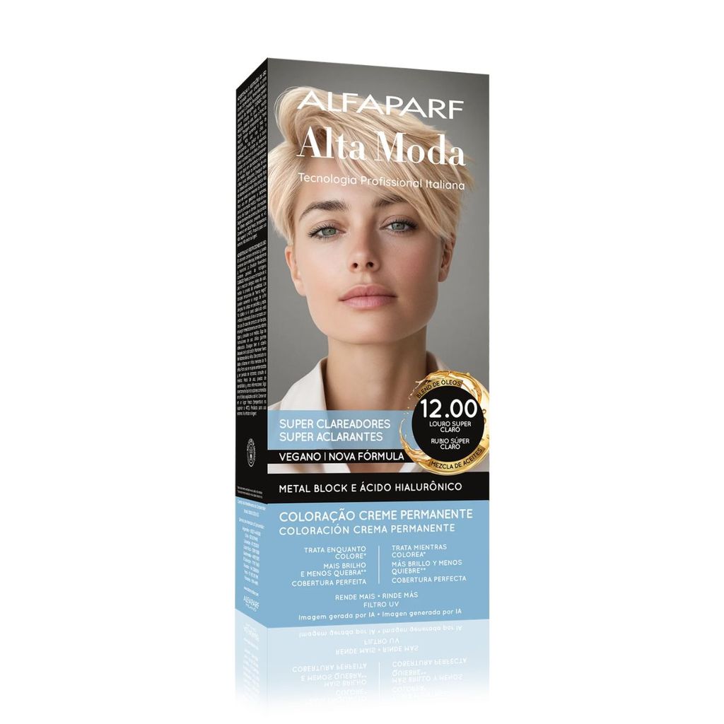 Coloração Alfaparf Alta Moda 12.00 Louro Super Claro