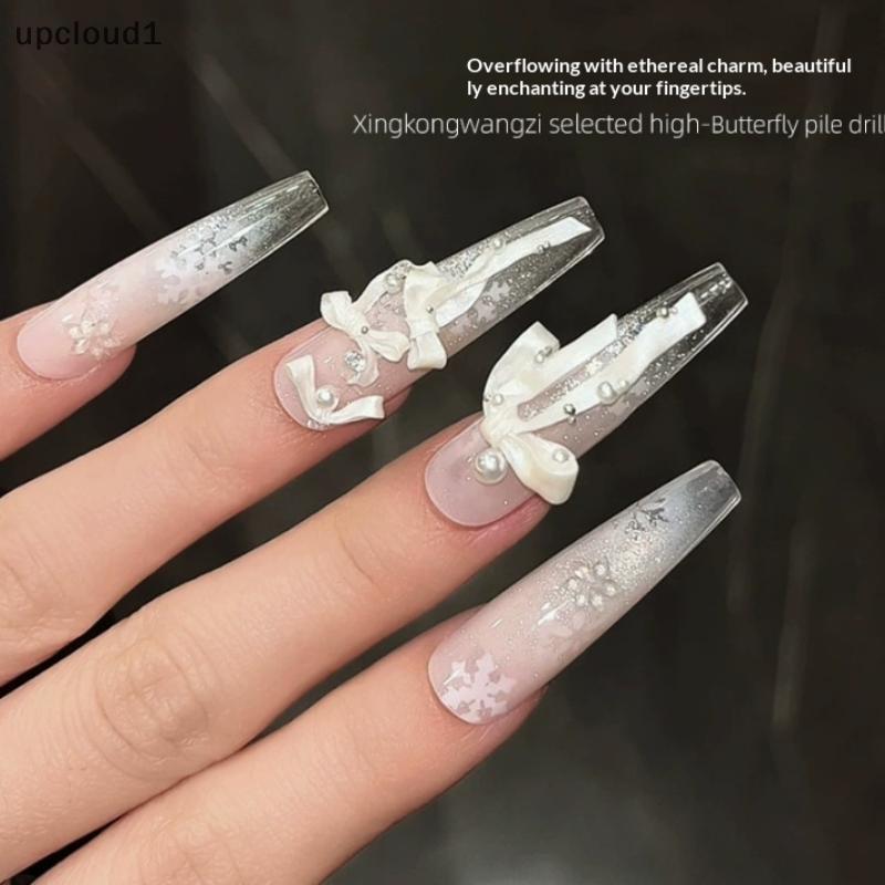 [upcloud1] Flores Bowknot Cavalo Prego Silicone Alívio Design Molde Para Nail Art Acessórios De Decoração 3D Modelo De T
