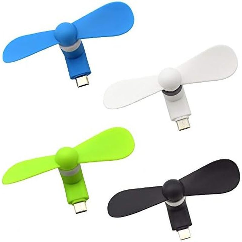 ULBTER [4 Peças] Ventilador De Celular Android Tipo USB C Para Samsung Galaxy S2