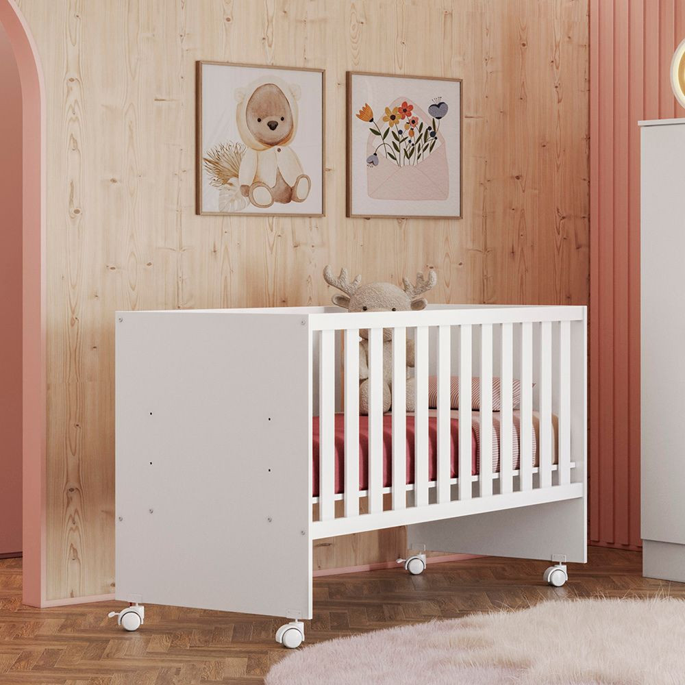 Berço com 3 Regulagens de altura Doce Sonhos Qmovi em Oferta na Shopee