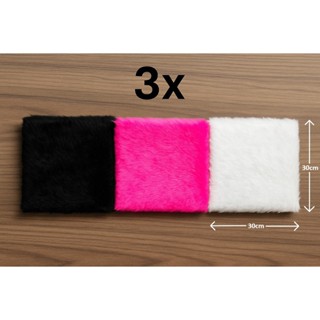 Kit 3 Tapetes de Pelúcia Para Foto Produtos Manicure Unhas Decoração 30X30cm em Oferta na Shopee