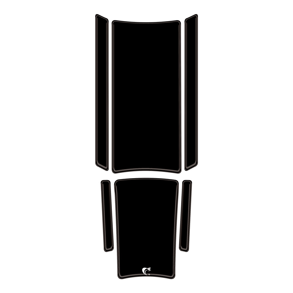 Protetor Tanque 3D Adesivo Resinado Triumph Tiger 1200 Preto LISO