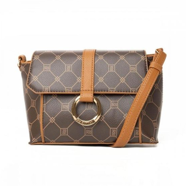 Bolsa Feminina Rafitthy Transversal Alça Regulável Botão De Pressão Elegante ORIGINAL 2825321