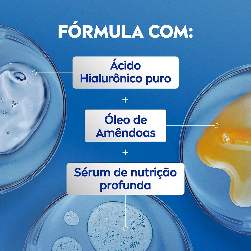 Detalhes do Hidratante Corporal Nivea Milk Hidratação Profunda Pele Extra Seca 200ml