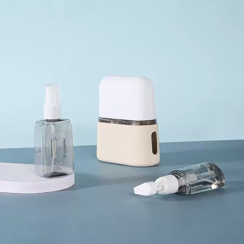 Kit 4 Frascos 50ml Creme Shampoo Viagem Cosméticos Skincare