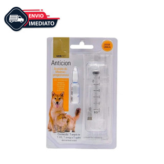 ANTICI@N UCBVET COM 5 UNIDADES 1 ML CADA em Oferta na Shopee