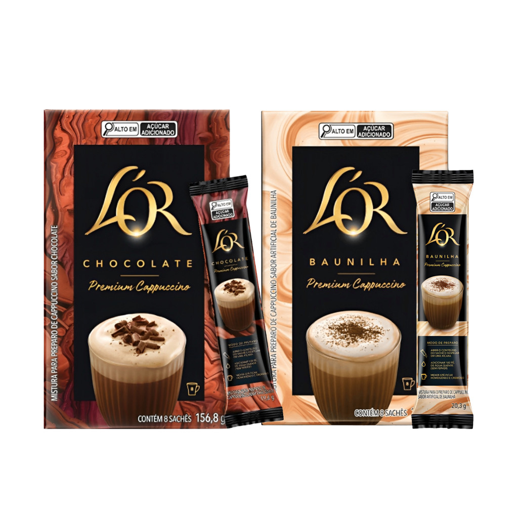 Kits Cappuccino Stick Lor - 16un