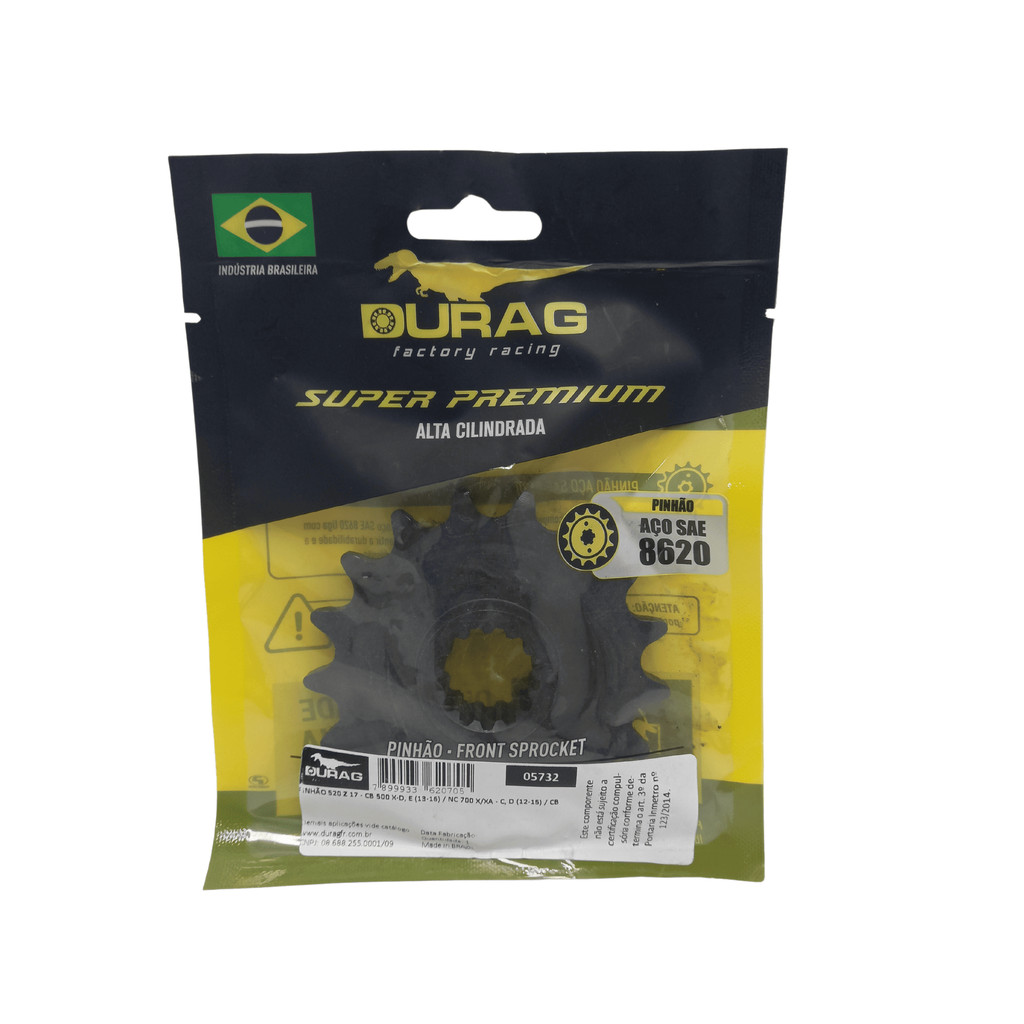 Pinhão Piao peao Durag 17 Honda CB 500 2013 à 2016 Nc750 Nc700 2012 à 2015
