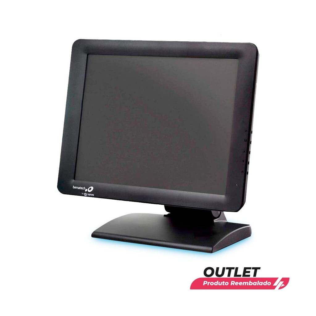 Usado: Monitor Bematech CM15H Touch Screen 15 Polegadas