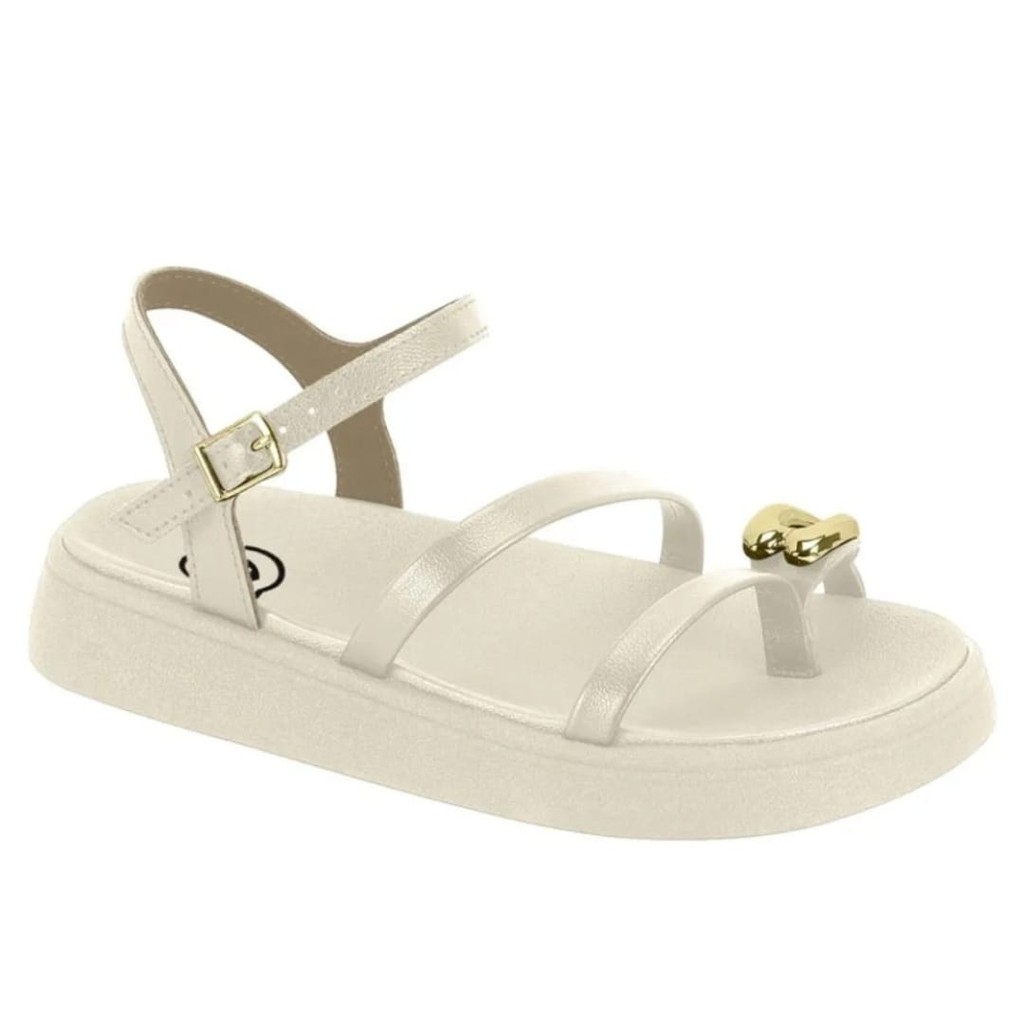 Sandalia Papete Infantil Menina Fivela Molekinha 2358113