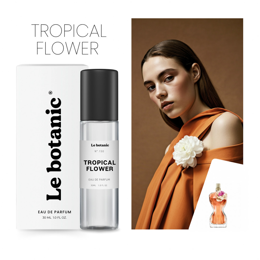 Perfume Tropical Flower - Le botanic - EDP - Travel Size - 30ML - Alta Fixação