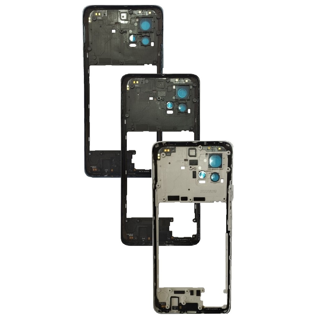 Carcaça Aro Lateral Frame Moldura Botões Compatível Moto G72