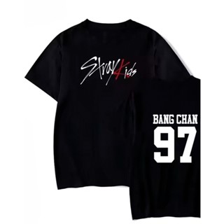 [Camiseta Premium em Algodão Puro]GXG Camiseta Camisa Algodao Stray Kids Integrants Est Kpop University Rockstar Unissex em Oferta na Shopee