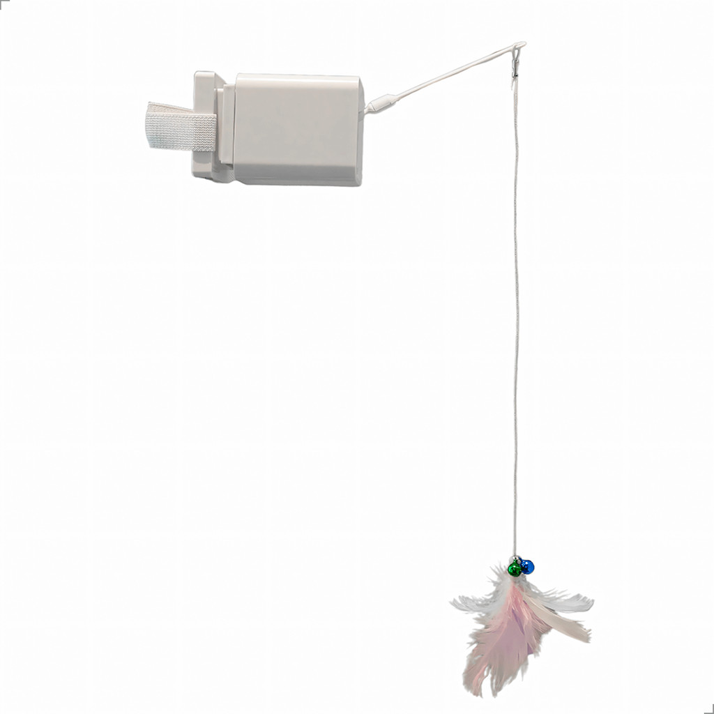 Brinquedo Momovida Portátil Interativo de Anzol para Gatos Som de Pássaro Vibração Dancing Mouse em Oferta na Shopee