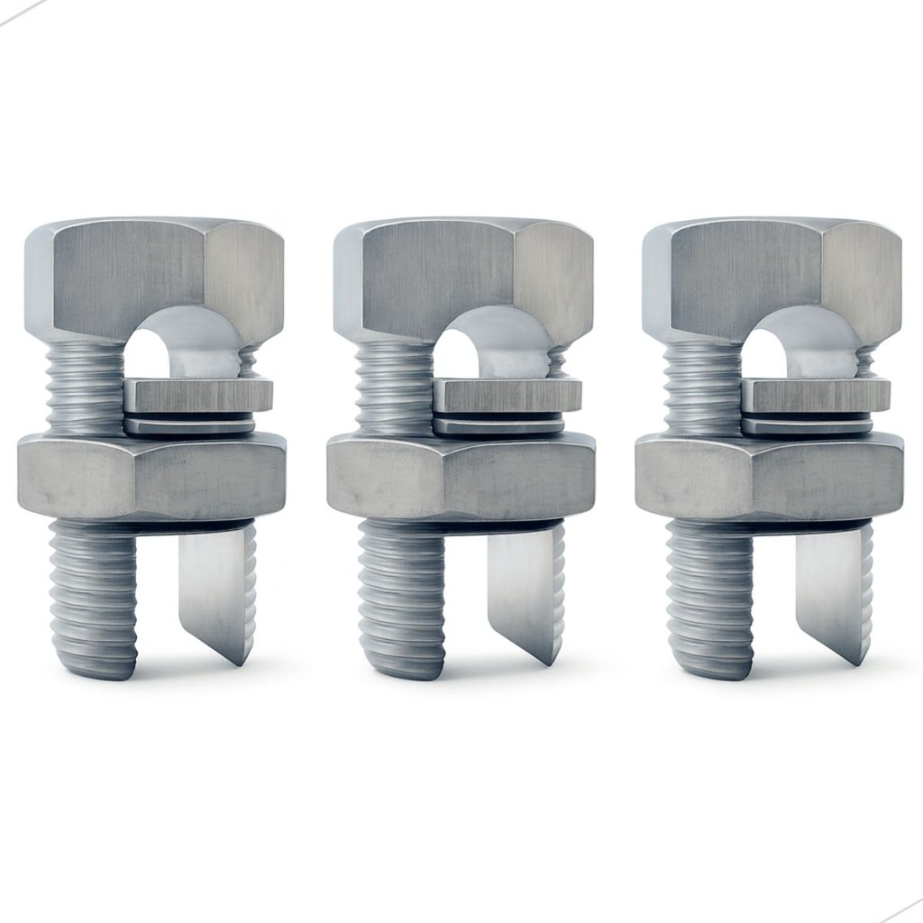 Kit 3 Conector Split Bolt Bimetálico 2,5 à 10mm Emenda Aterramento Elétrico Parafuso de Pressão Cabo Fio Alumínio Cobre em Oferta na Shopee