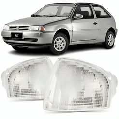 Par/Un Lanterna Pisca Gol G2 Parati Saveiro 1995 96 97 98 99 Cristal