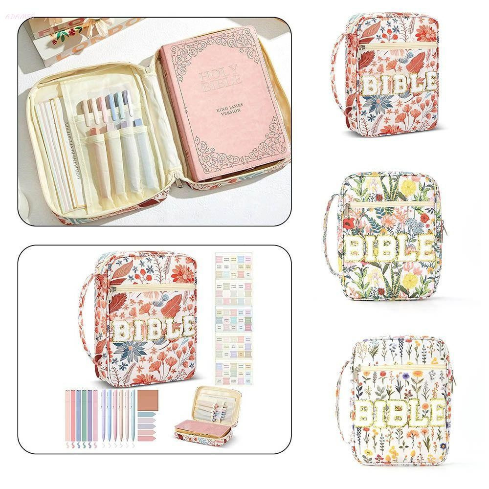 Bolsa De Armazenamento De Livros ADAMES , Capa De Bíblia De Grande Capacidade À Prova De…