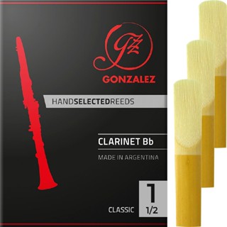 Kit 3 Palhetas Gonzalez Classic para Clarinete Bb 1 1/2 em Oferta na Shopee