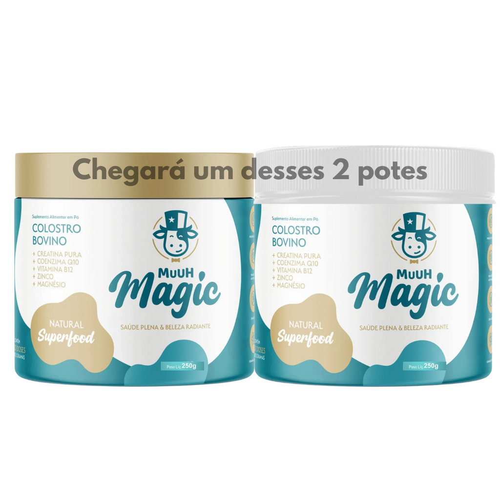 Magic Muuh 300g Loja Oficial - Muuh Magic + Colostro +  Creatina Pura +  Sem Sabor