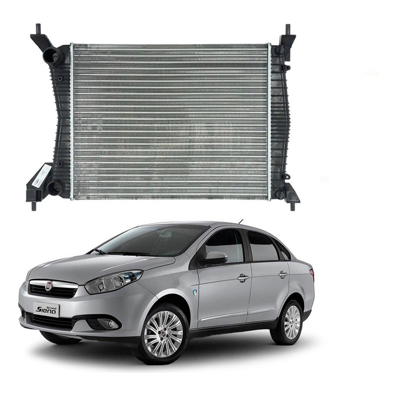 Radiador Agua Grand Siena 1.0 1.4 Manual 2012 A 2016 em Oferta na Shopee