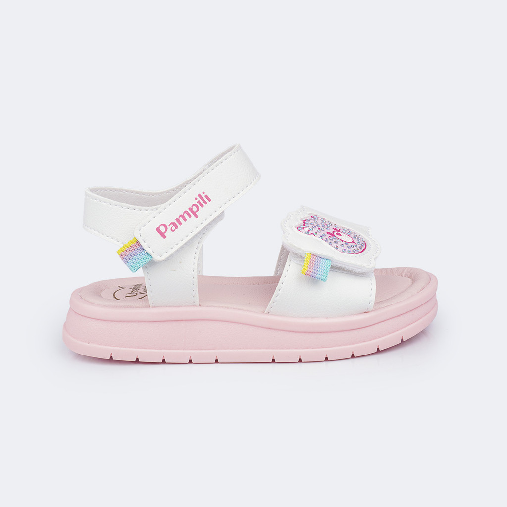 Sandália Papete Infantil Ursinhos Carinhosos Rosa Pampili em Oferta na Shopee