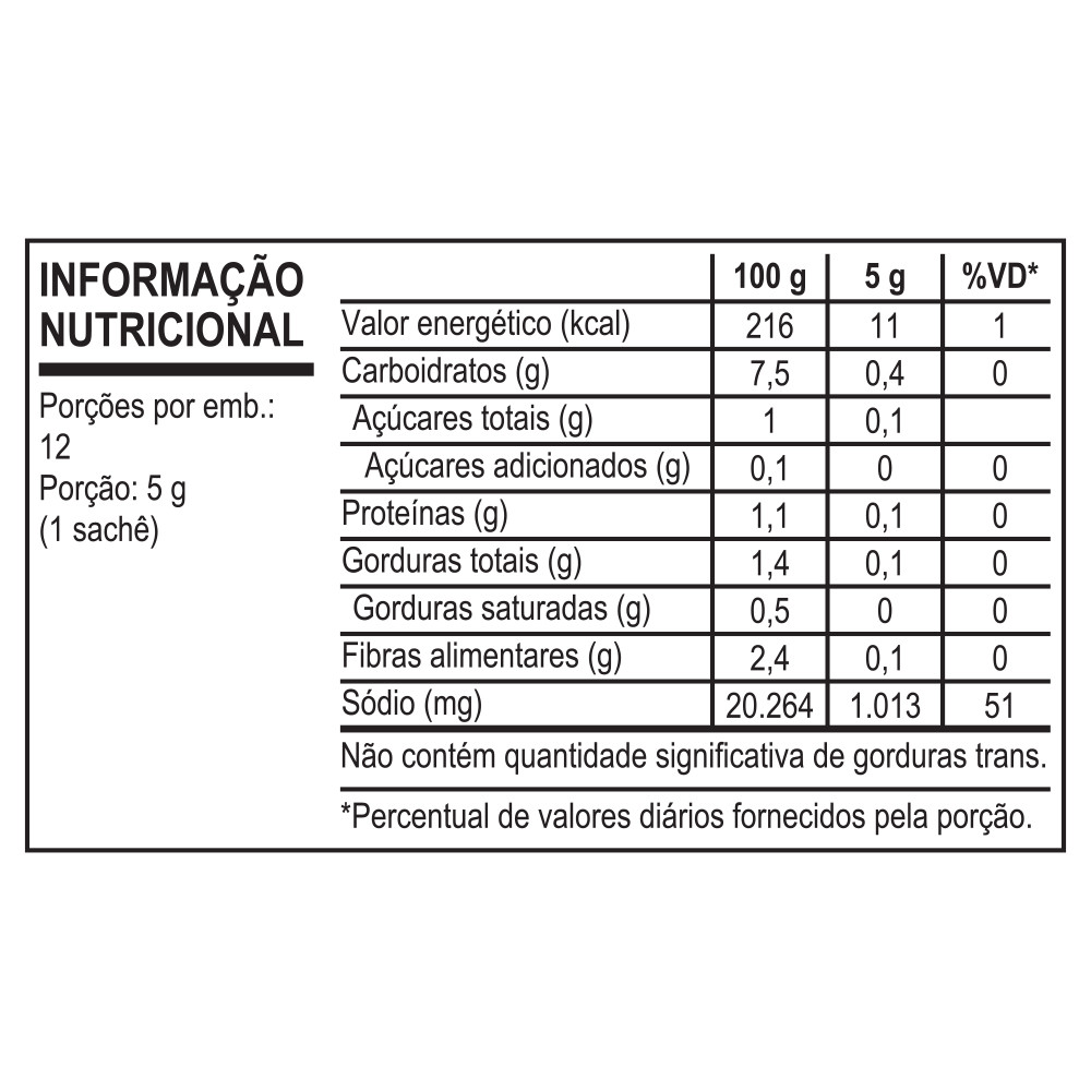 Detalhes do Tempero em pó SAZÓN® Toque Alecrim 60G
