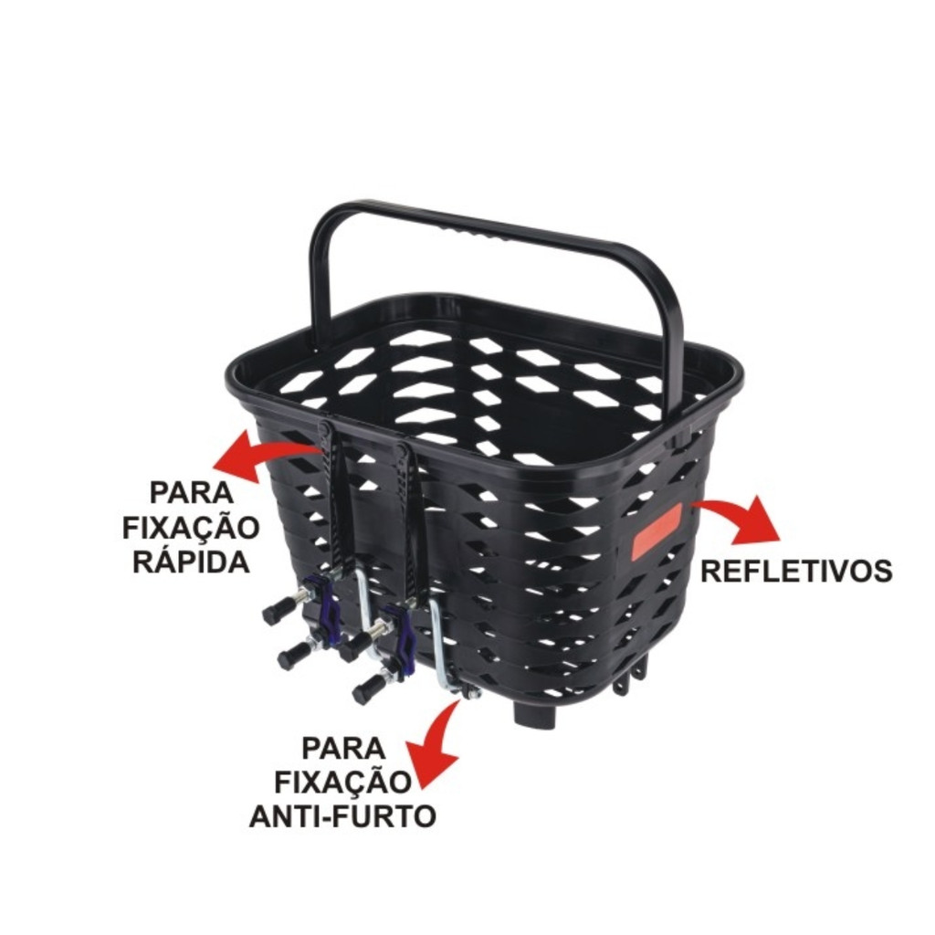 Detalhes do Cesta Dianteira Kalf Engate Rápido Aro 26/29 CAPACIDADE 10kg