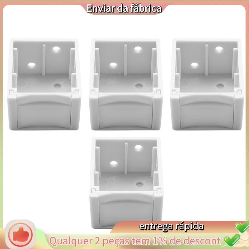 1 Polegada Suportes Cegos Perfil Branco Caixa Suporte De Montagem Persianas De Janela Corrimão