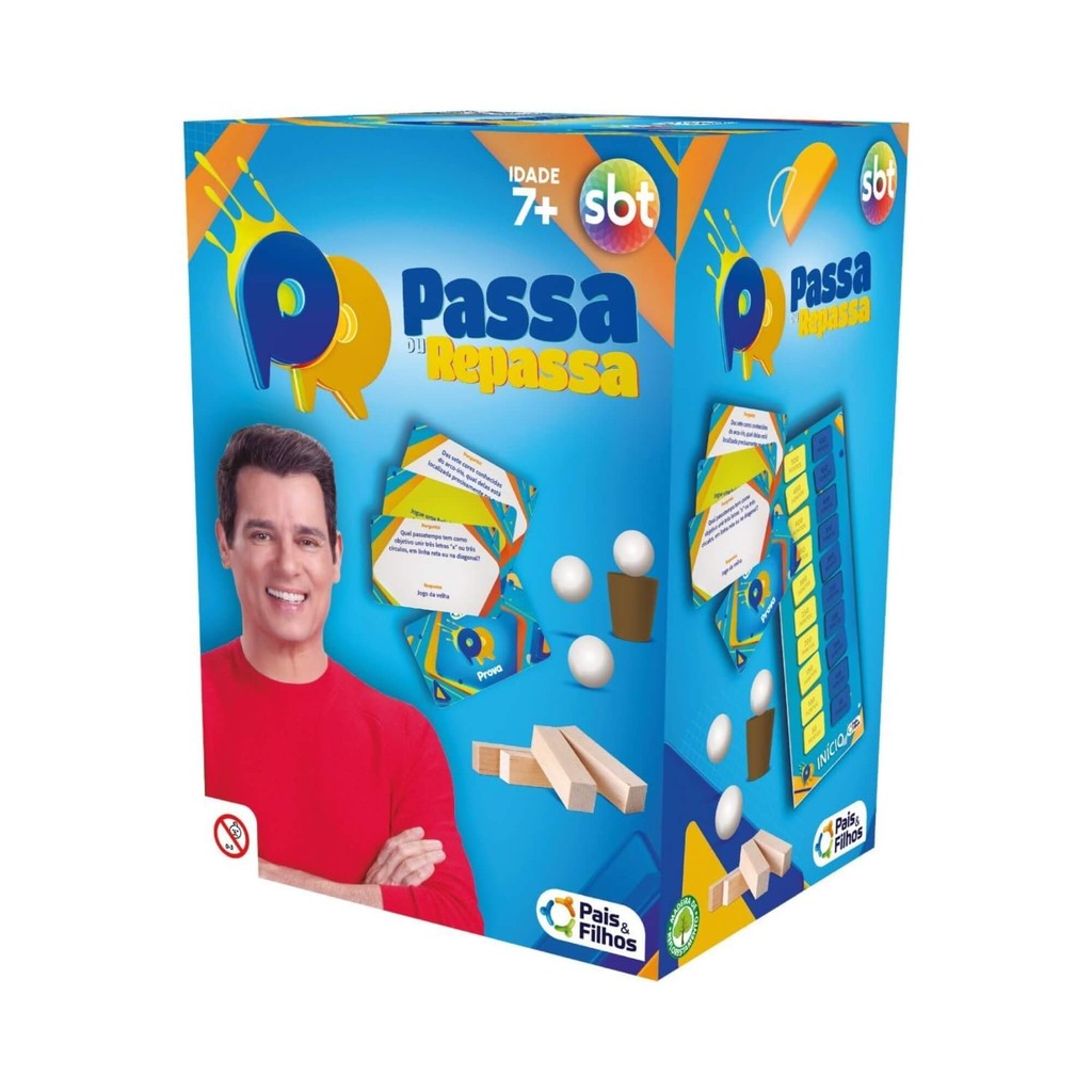 Jogo Passa ou Repassa Pais e Filhos - 793390-1 em Oferta na Shopee