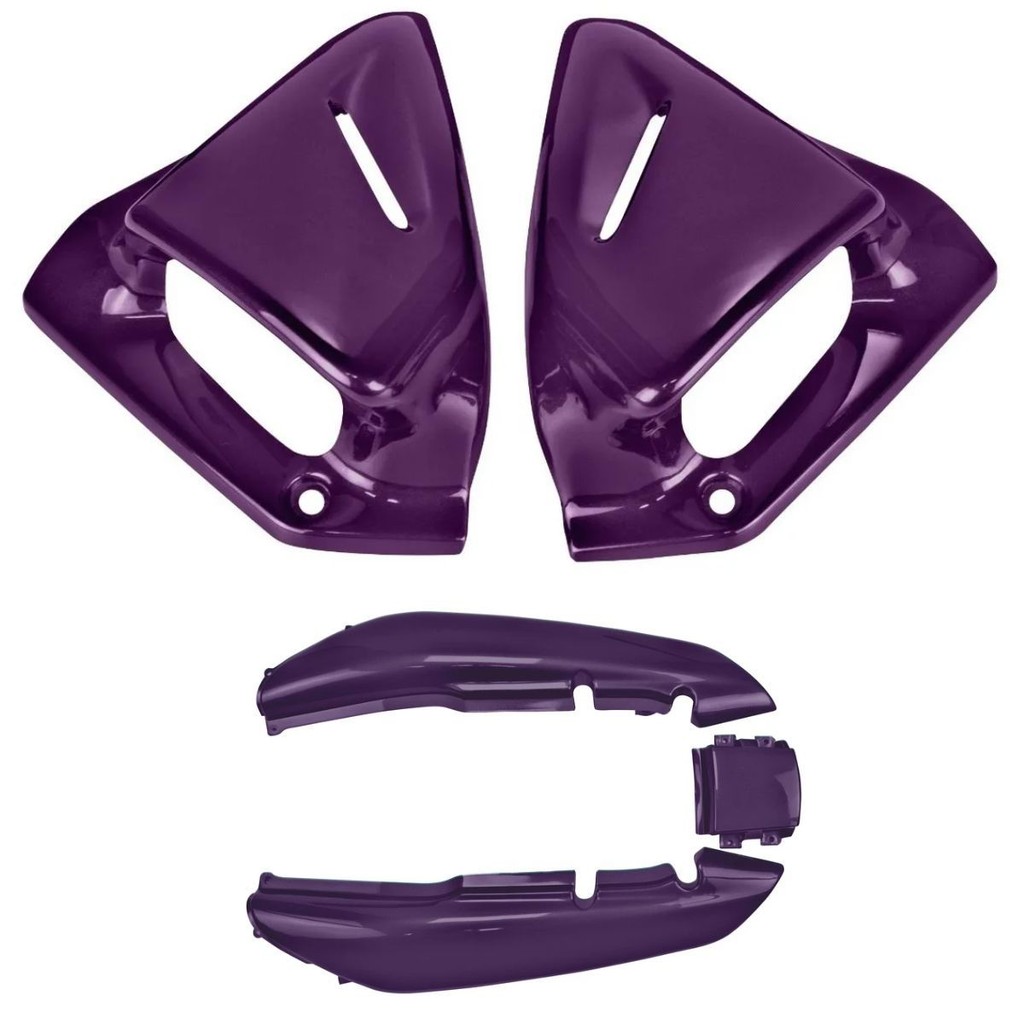 Carenagem Aba do Tanque Rabeta Cbx 200 Strada 1997 1998 Roxo